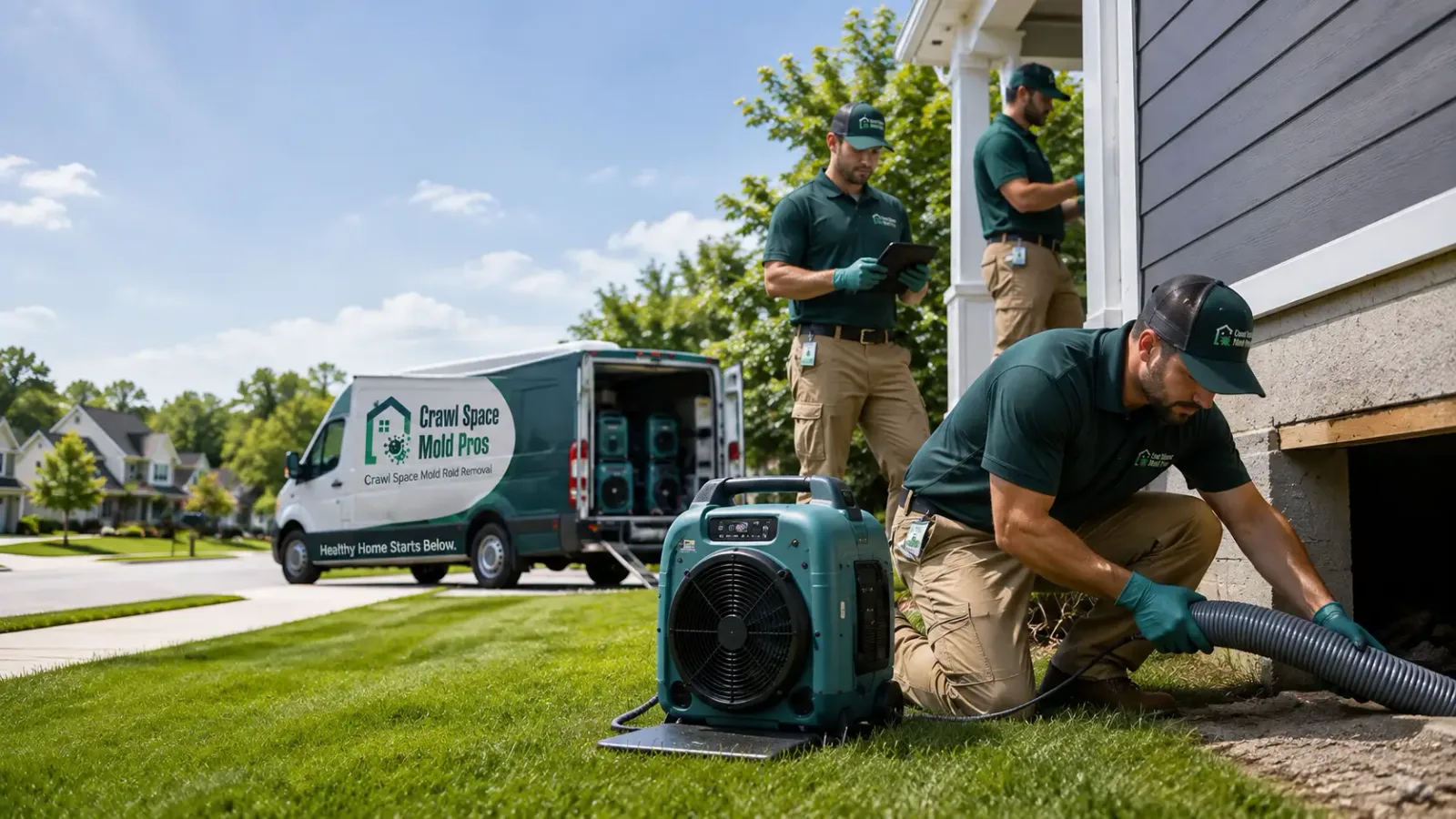 Crawl Space Mold Removal in Shelton, NE